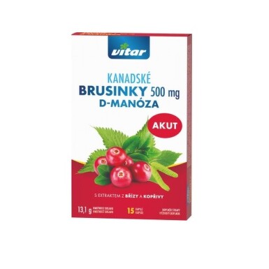 Revital Kanadské brusinky Akut 500mg cps.15