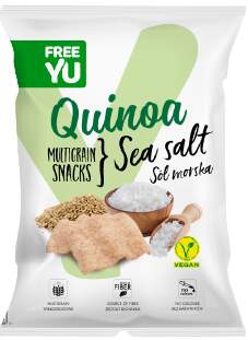 Free Yu Quinoa multigrain snack Sea salt 70g