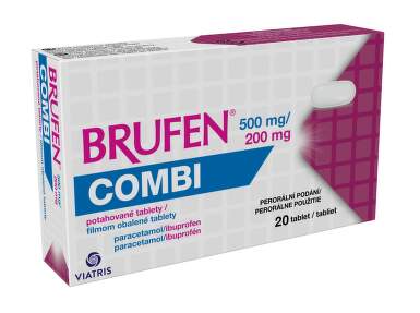 BRUFEN COMBI 500MG/200MG potahované tablety 20