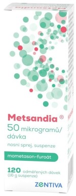 METSANDIA 50MCG/DÁV nosní podání sprej, suspenze 120DÁV