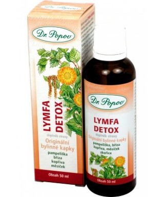 Lymfa Detox bylinné kapky Dr.Popov 50ml