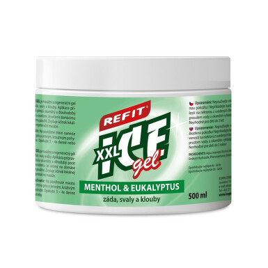 Refit Ice masážní gel s eukalyptem 500ml zelený