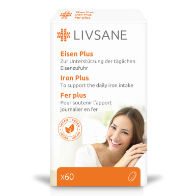 LIVSANE tablety se železem + vitamíny 100 ks