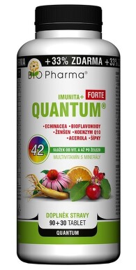 QUANTUM Imunita+ Forte 42 složek tbl.90+30 BIO-Ph.