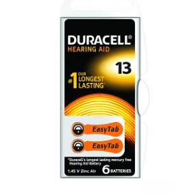 Duracell DA13 PR48 baterie do naslouchadel 6ks