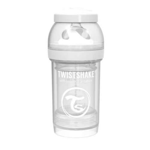 Twistshake Kojenecká láhev Anti-Colic 180ml bílá
