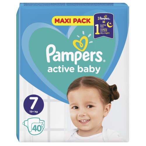 PAMPERS Active Baby VPP 7 XXL 40ks