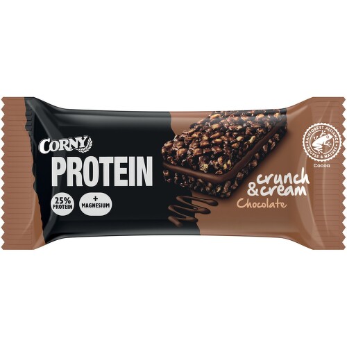 CORNY PROTEIN Crunch&Cream Čokoláda 35g