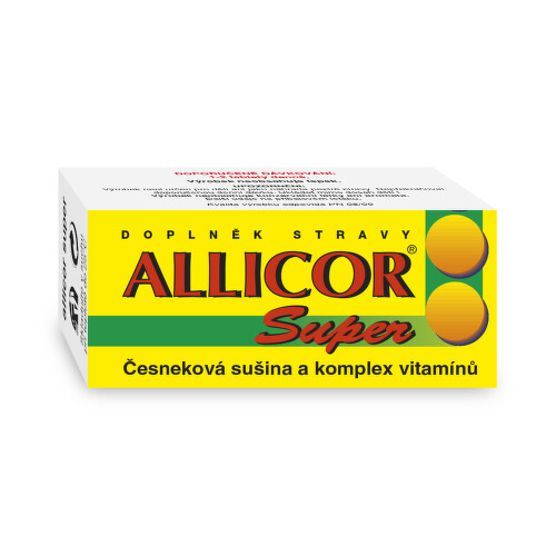 NATURVITA Allicor Super česnek+vitamin.tbl.60