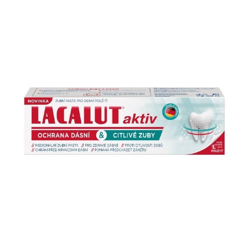 Lacalut Aktiv ochrana dásní&citlivé zuby 75ml