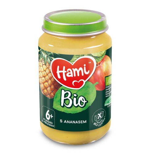 Hami ovocný příkrm s ananasem BIO 6+ 190g