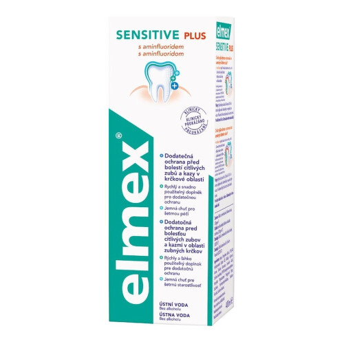 Elmex ústní voda Sensitive 400 ml