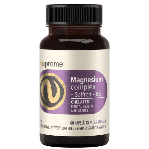 Magnesium + šafrán chelát cps.60 NUPREME