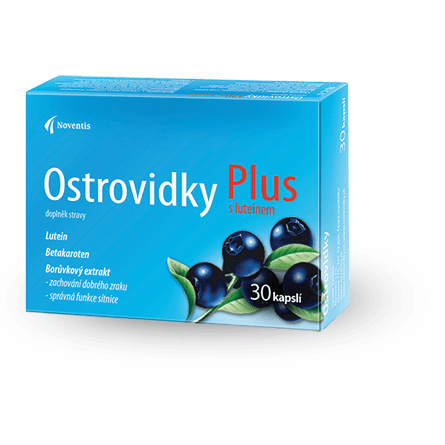 Ostrovidky Plus s luteinem cps.30