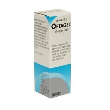 OFTAGEL 2,5MG/G oční podání gel 10G