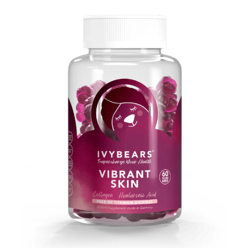 IvyBears Vibrant Skin vitamíny pro zářivou pleť 60ks