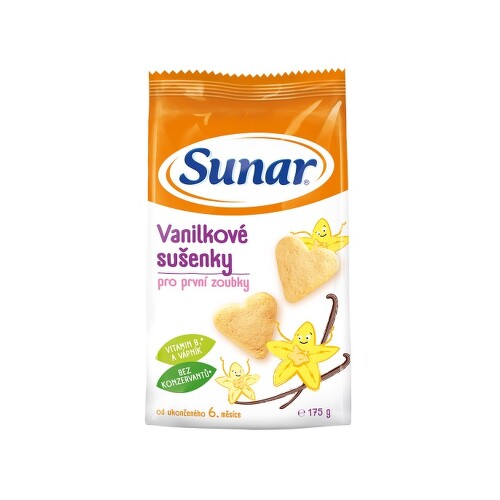 Sunar vanilkové sušenky 175g
