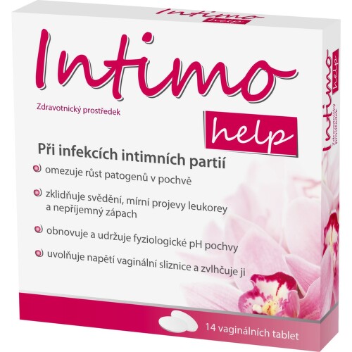 Intimohelp při infekcích intimních partií 14 tbl.