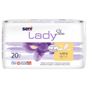 SENI LADY SLIM MINI inkontinenční vložky pro ženy, 20 ks, 9,5 x 20,5 cm