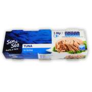 Tuňák ve vlastní šťávě 3x80g Sun&Sea