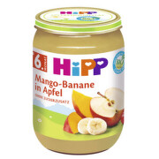 HiPP OVOCE BIO Jablka s mangem a banány 190g