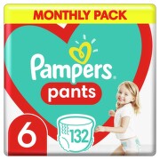 Pampers kalhotkové plenky Monthly Box S6 132ks