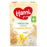 Hami mléčná kaše rýžová s vanilkovou příchutí 225g 6M
