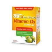GS Extra Strong Vitamin D3 2000IU 90 kapslí ČR/SK