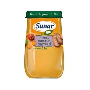 Sunar BIO příkrm Zelenina telecí maso olivový olej 190g