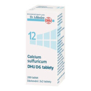 CALCIUM SULFURICUM DHU D6(D12) neobalené tablety 200