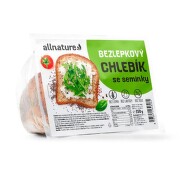 Allnature Bezlepkový chlebík se semínky 350g