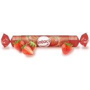 Intact rolička hroznový cukr s vit.C jahoda 40g