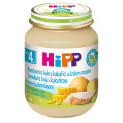 HiPP BABY BIO Br.pyré s kukuřicí a krůtím 125g