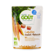 Good Gout Mrkev+farmářské kuřátko BIO 190g 6M