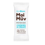 GymBeam MoiMüv Protein bar cookies&cream 60g