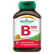JAMIESON B-komplex 100mg s postupným uvolňováním 60 tablet