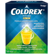 COLDREX HORKÝ NÁPOJ CITRON 750MG/10MG/60MG perorální prášek pro roztok v sáčku 10 I