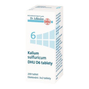KALIUM SULFURICUM DHU D6(D12) neobalené tablety 200