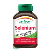 JAMIESON Selen+Betakaroten 50mcg vitamín C+E tbl.60