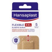 Hansaplast Flexible XXL elastická náplast 6x9cm 5ks