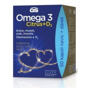 GS Omega 3 Citrus+D 100+50 kapslí