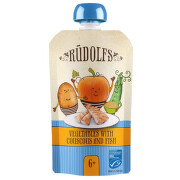 Rudolfs BIO kapsička Zelenina kuskus ryba 110g
