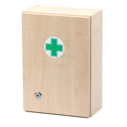 Lékárnička dřevěná prázdná 330x230x120mm