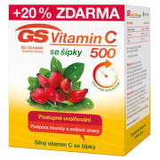 GS Vitamin C500+šípky tbl.50+10 ČR/SK