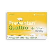 Preventan Quattro citronová příchuť 24 tablet
