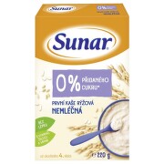 Sunar První kaše rýžová nemléčná 220 g - II. jakost