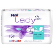 SENI LADY SLIM EXTRA inkontinenční vložky pro ženy, 15 ks, 14 x 26,5cm
