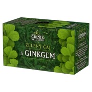 Grešík Zelený čaj s ginkgem n.s.20x1.5g přebal