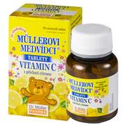 Müllerovi medvídci s vitaminem C a příchutí citronu 45 tablet