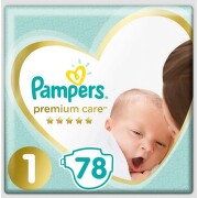Pampers plenky Premium Care 1 Newborn 78ks